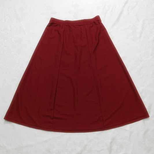 Red Midi Skirt 𓆩♱𓆪