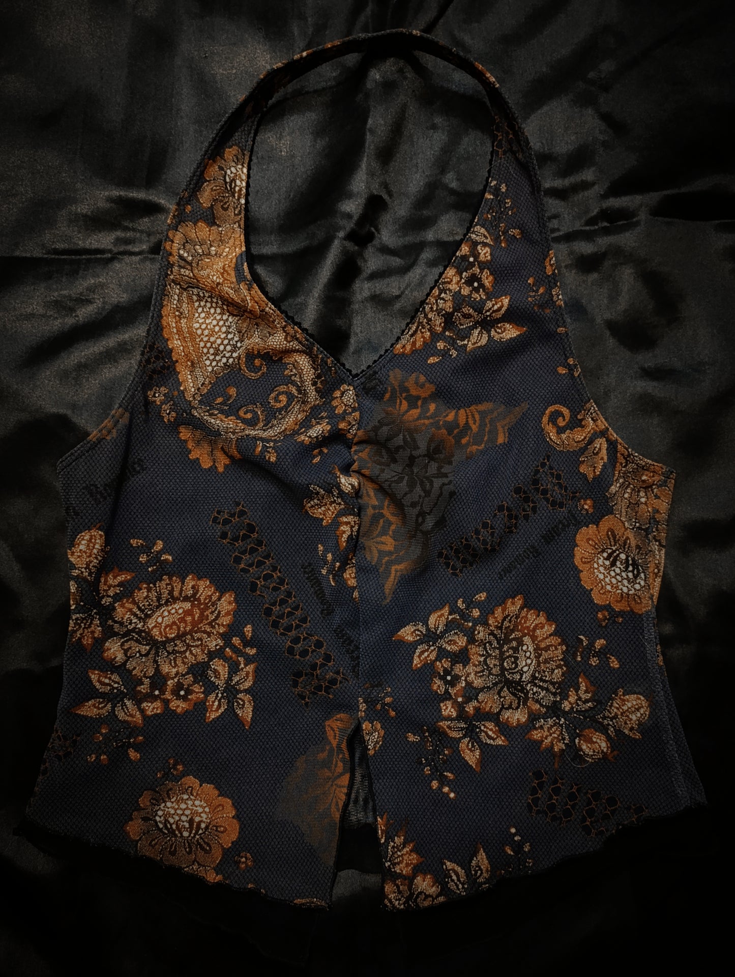 Halter top w wzory
