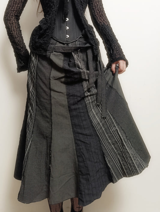 Patchwork Vintage Skirt -♡´-