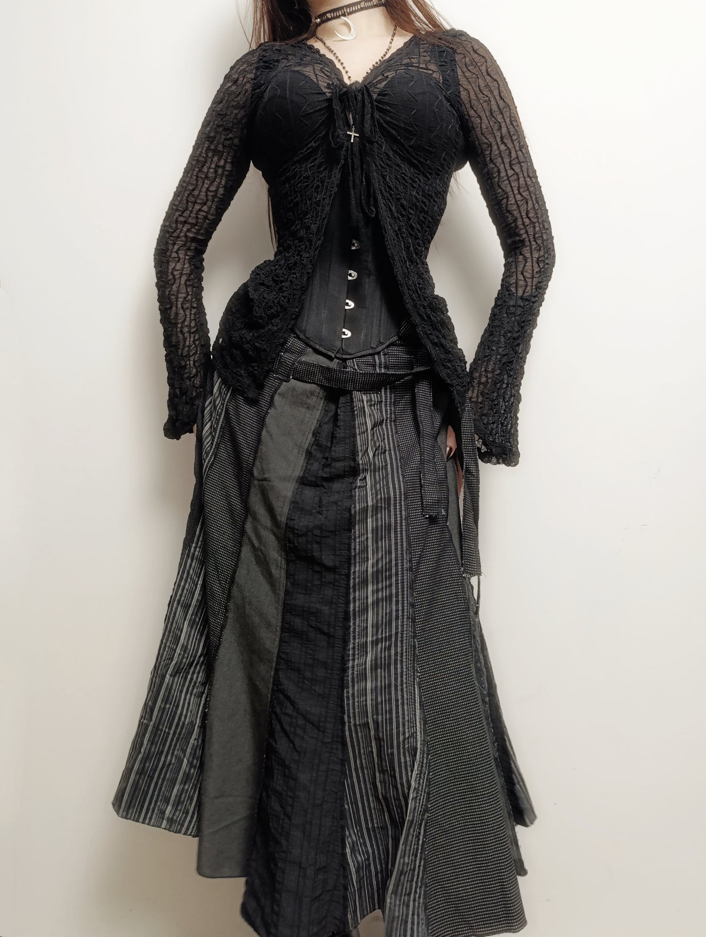 Patchwork Vintage Skirt -♡´-