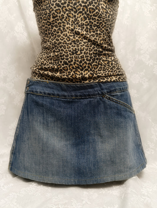 Y2K Denim Mini Skirt ☣︎