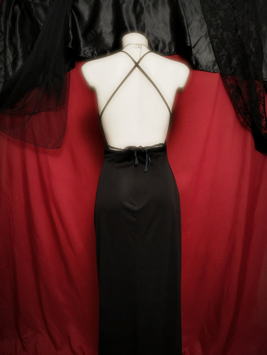 Open Back Vintage Dress ⛦