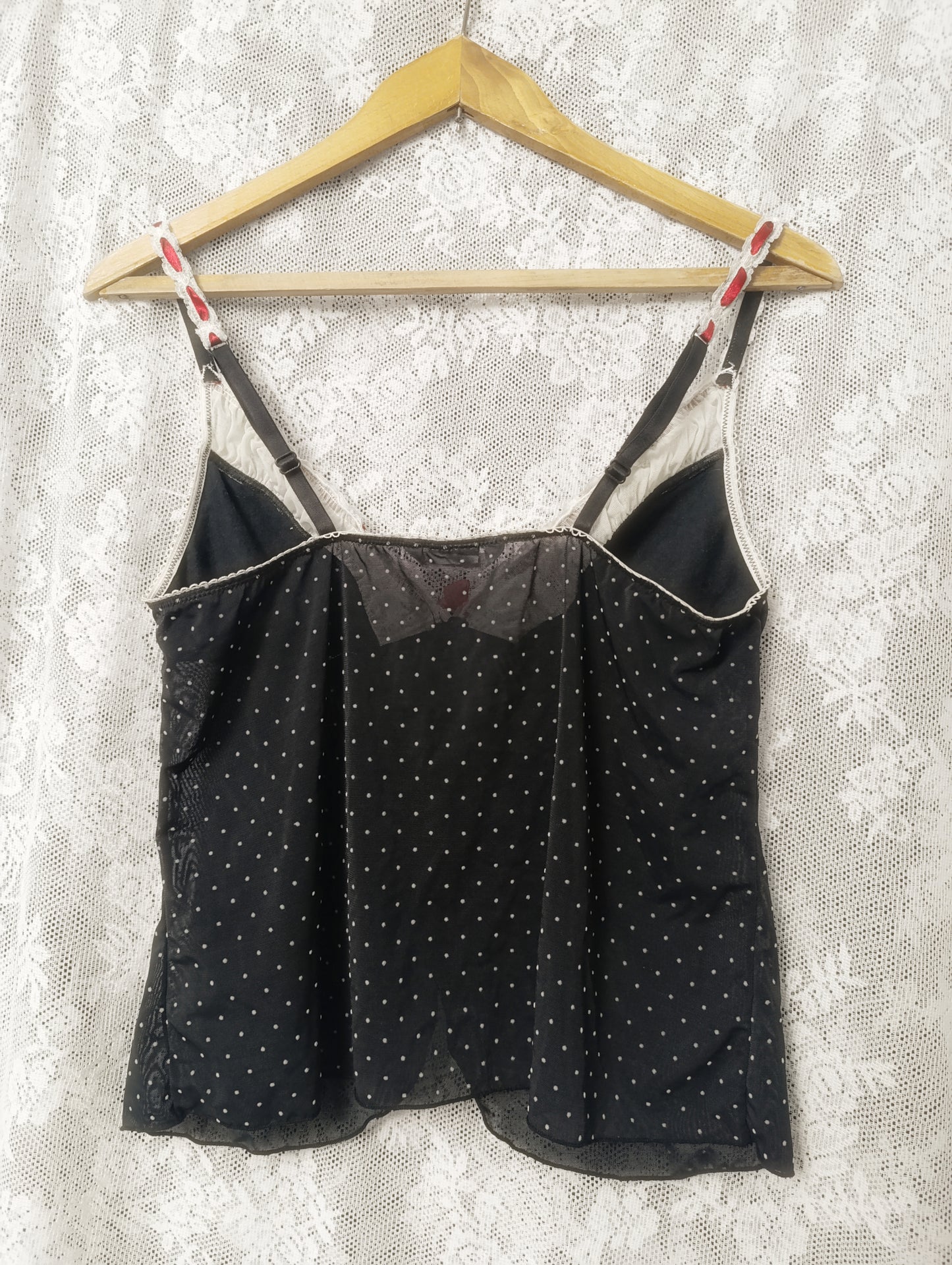 Polka Dot Babydoll Top ₍^. .^₎⟆