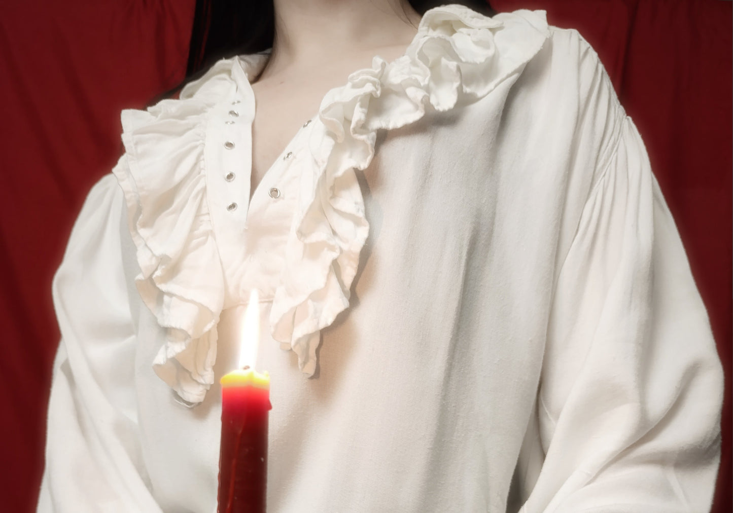 Vampire Ruffled Shirt ✞︎