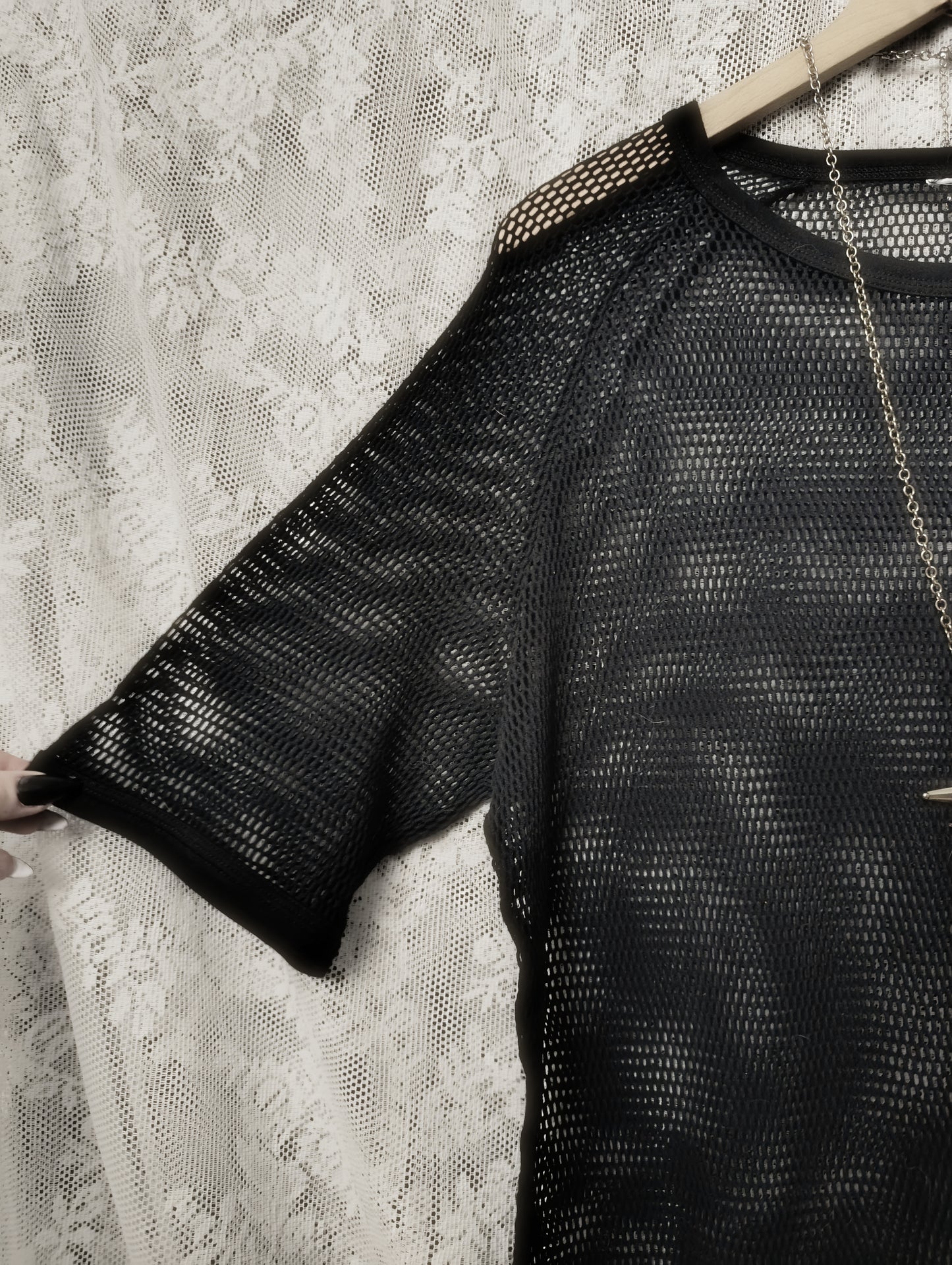 Oversized Mesh Tee ⋆☥⋆