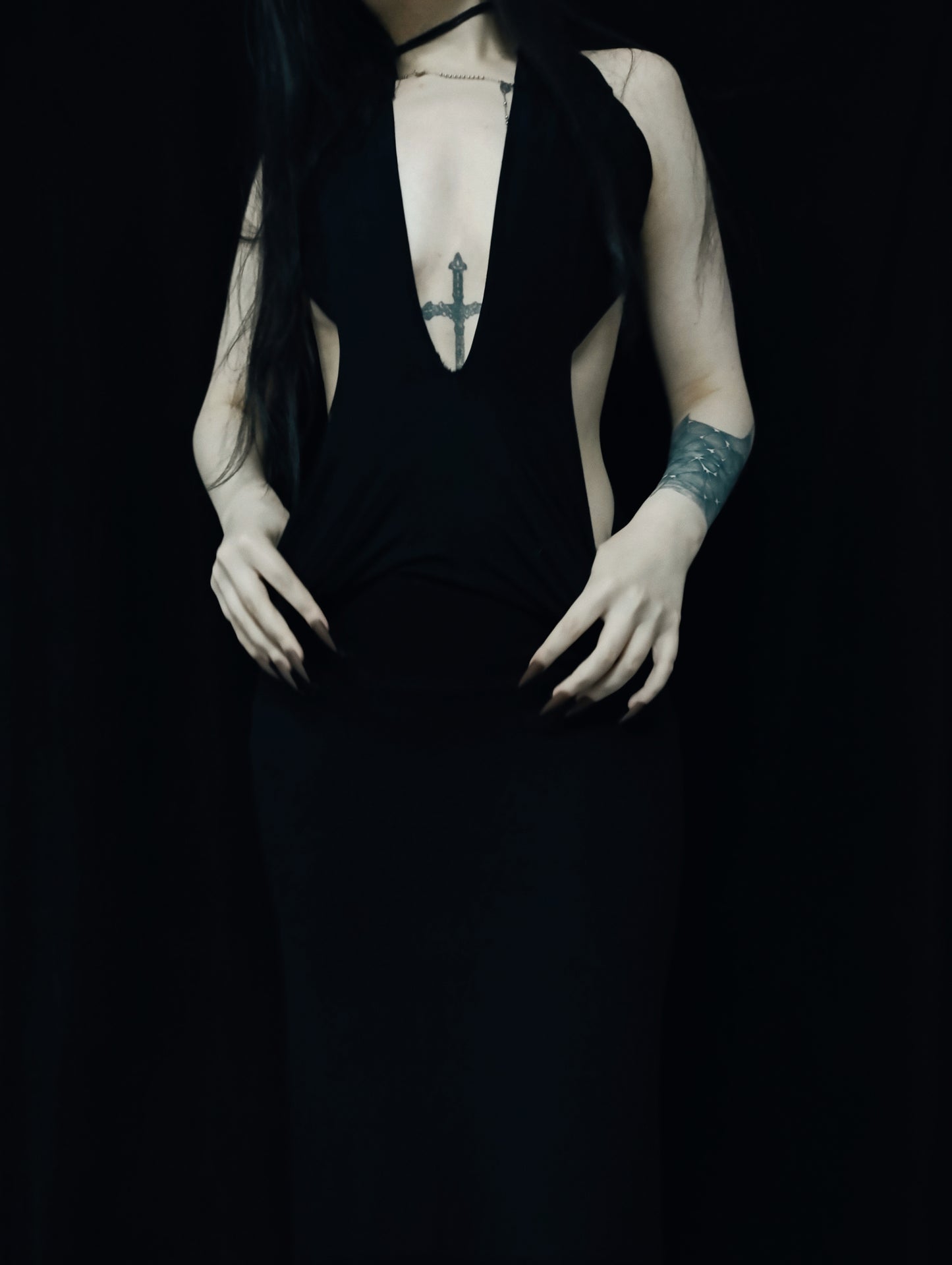 Backless Maxi Dress ༺♰༻