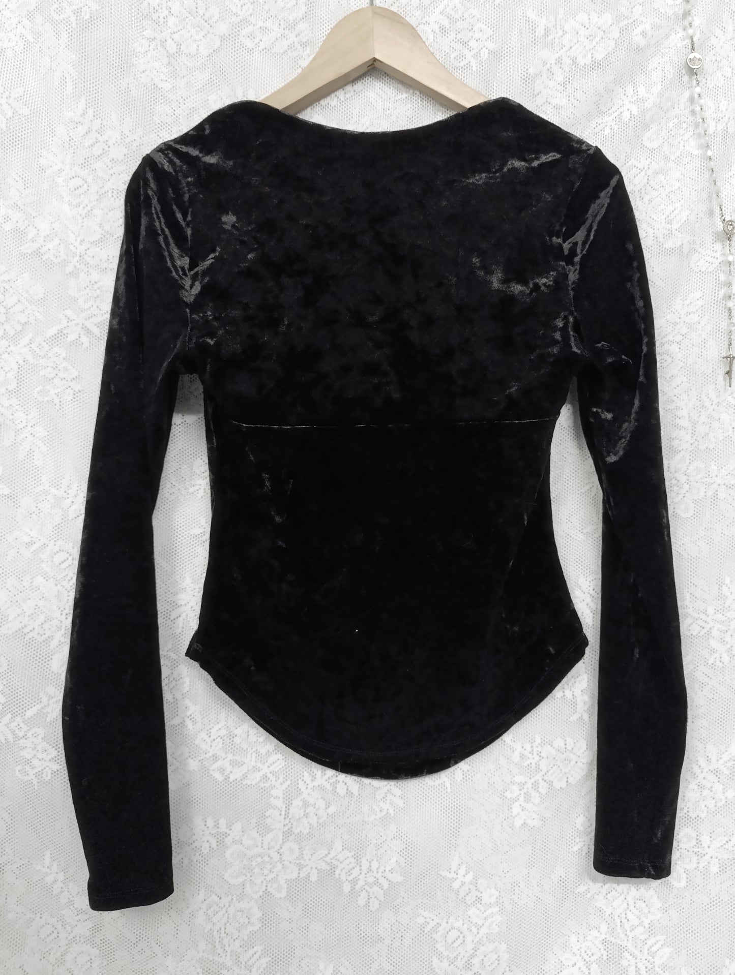 Draped Neck Blouse 𓋹