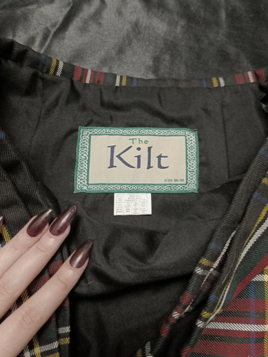 Prawdziwy męski kilt w szkocką kratę ♱