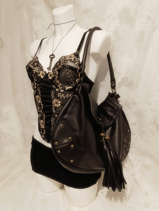 Brown Bag with Tassels ˗ˏˋ ★ ˎˊ˗