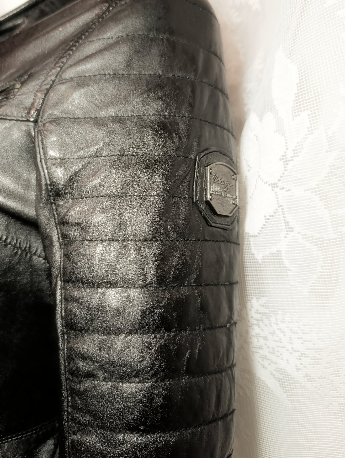 Nappa Leather Moto Jacket ✟