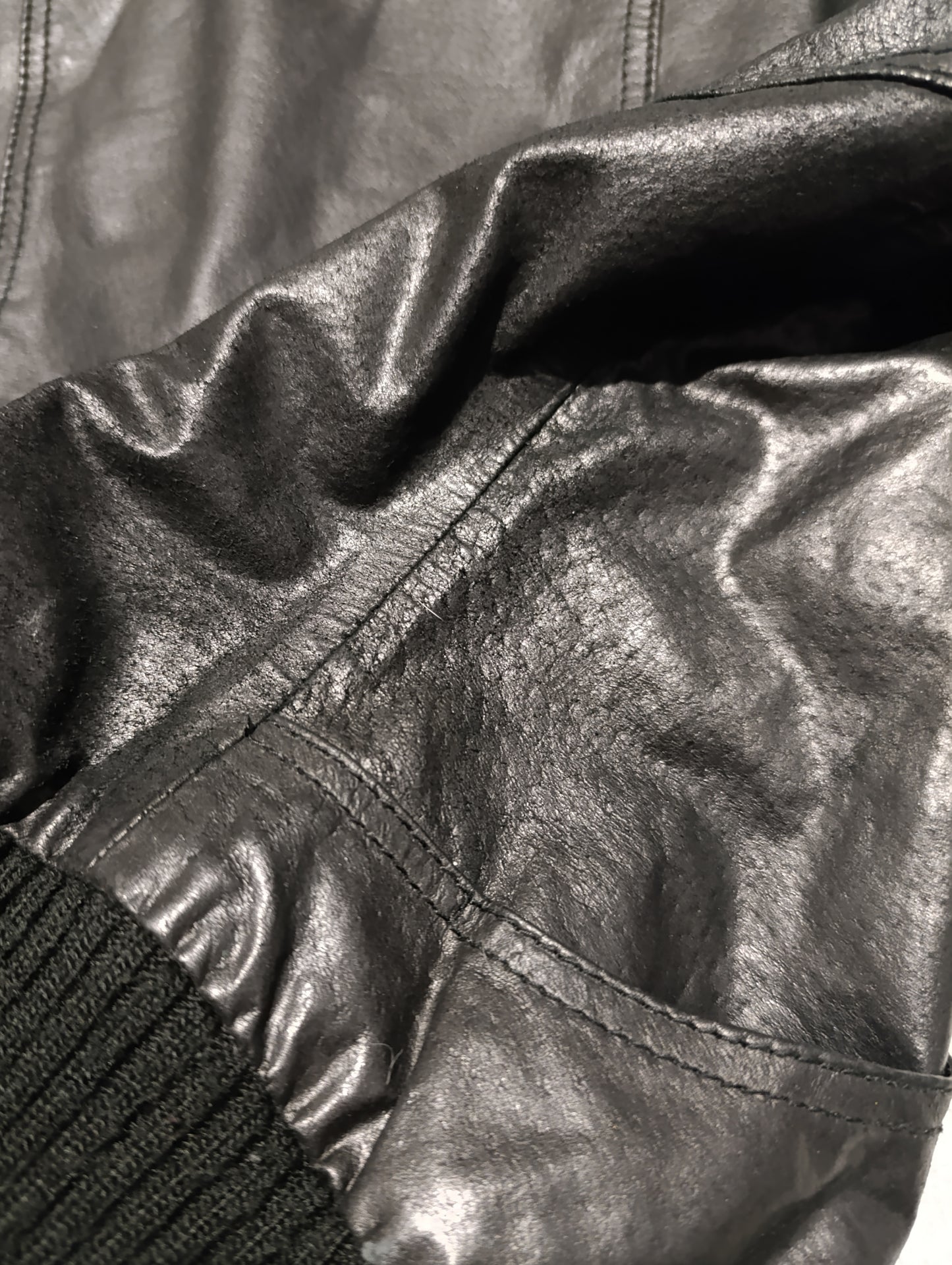 Motorcycle Leather Jacket ✟
