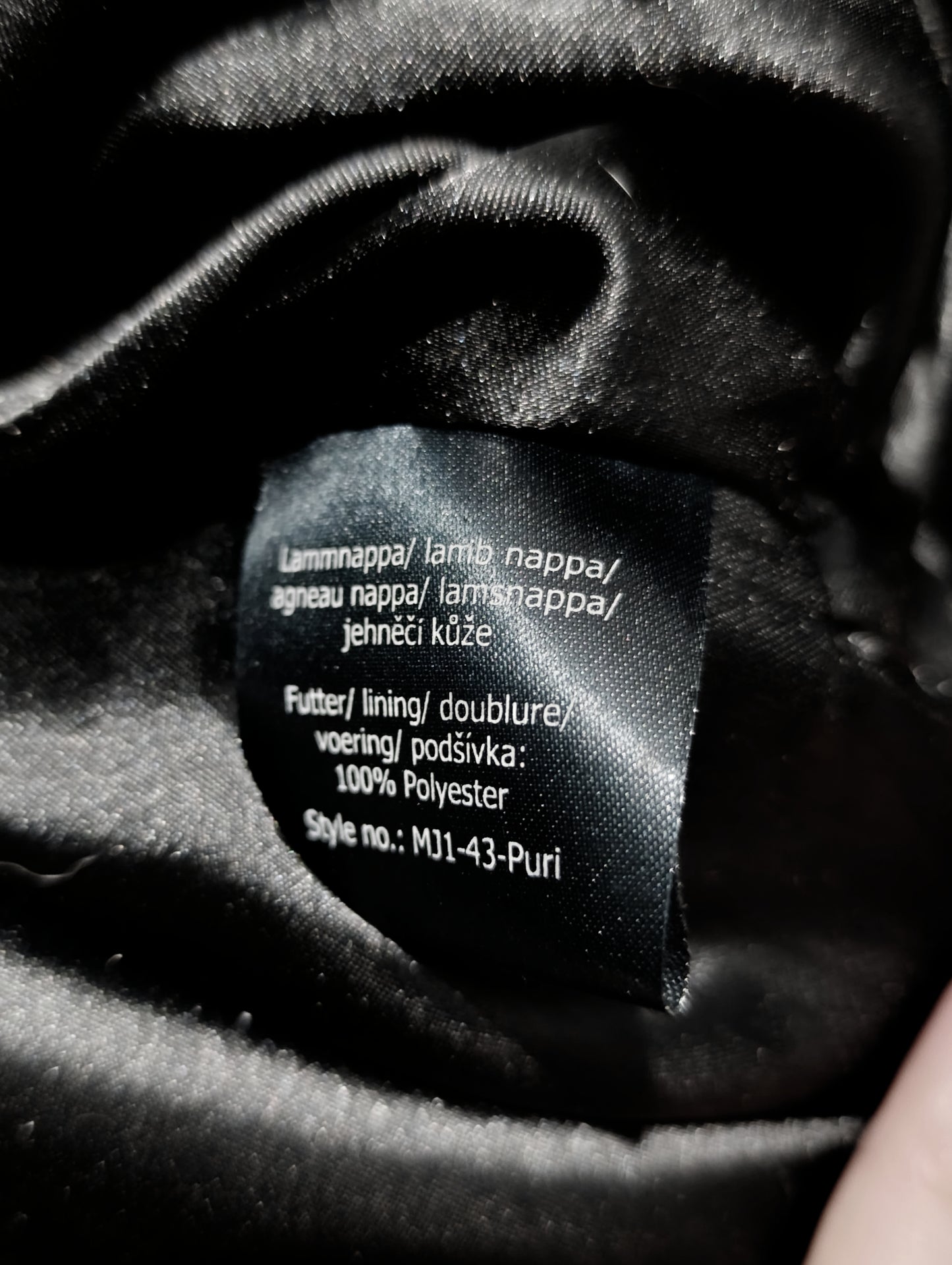 Nappa Leather Moto Jacket ✟