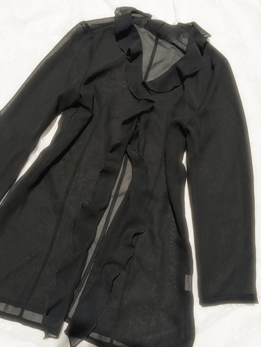 Sheer Ruffled Shirt 𓆩♱𓆪