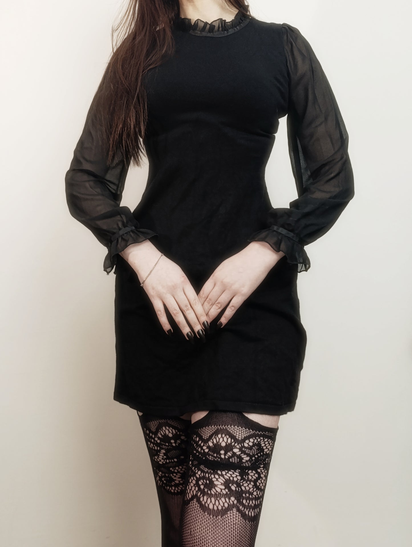 Knitted Turtleneck Dress ✮⋆˙