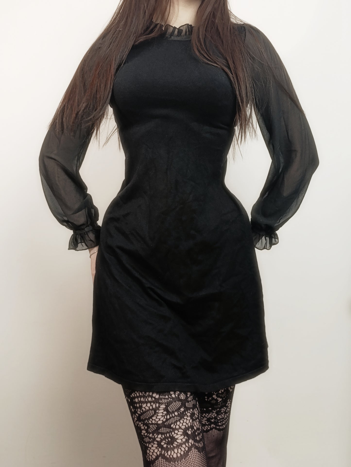 Knitted Turtleneck Dress ✮⋆˙