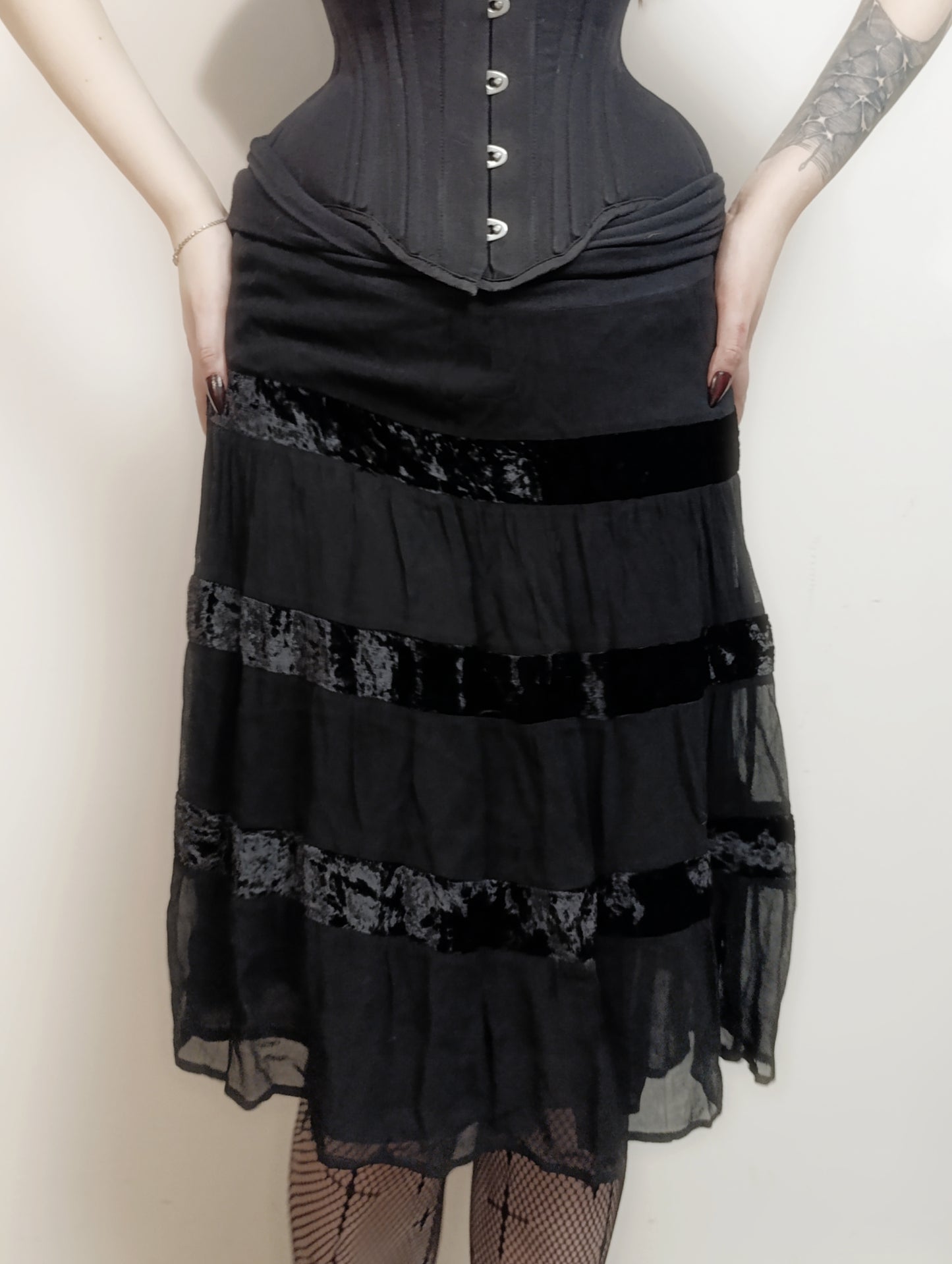 Velvet Midi Skirt ✞︎