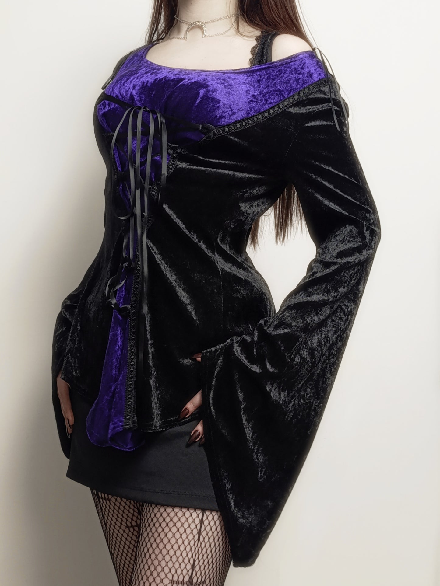 Laughing Vampire Velvet Tunic ♱