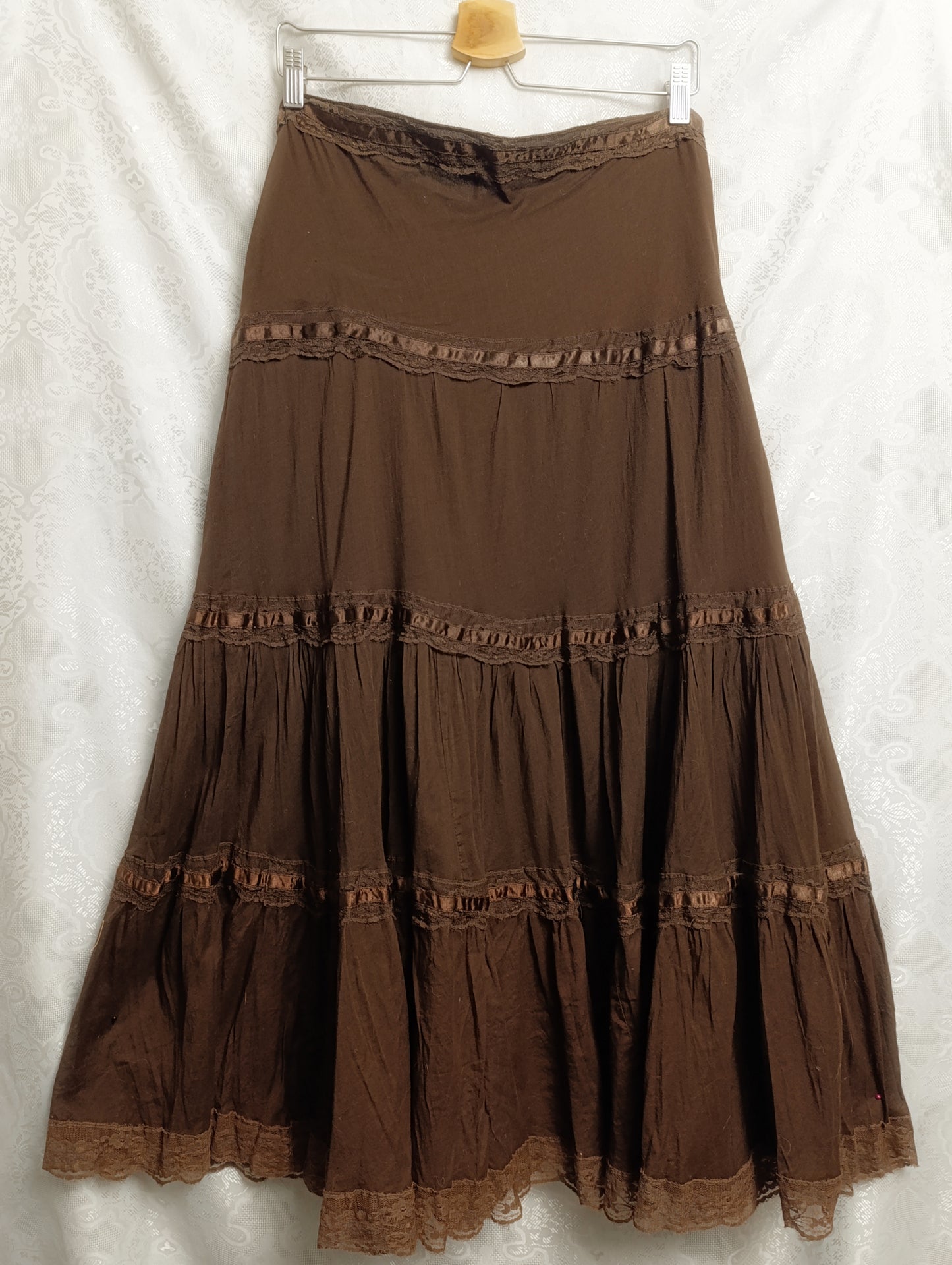 Brown Maxi Skirt 𓆩♱𓆪