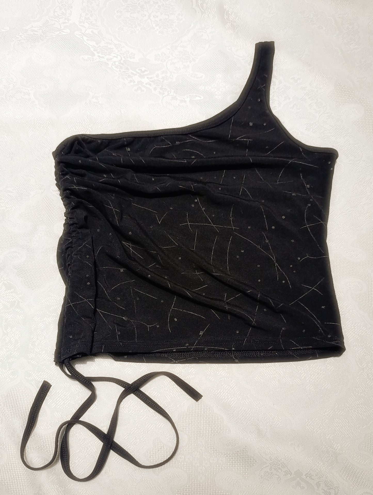 Y2K One-Shoulder Top ✮⋆˙