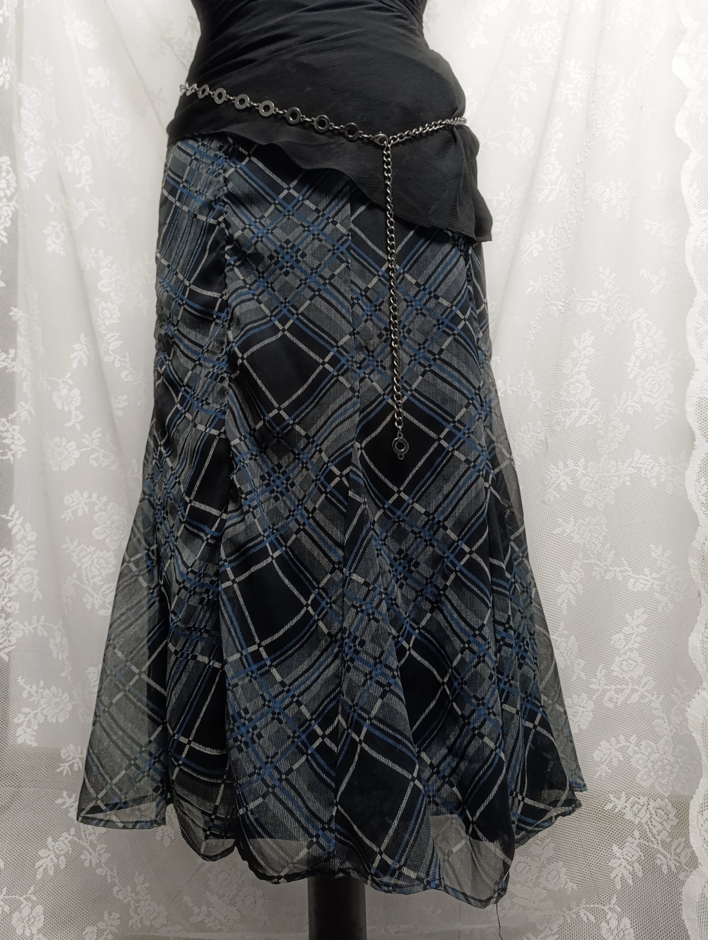 Plaid Vintage Skirt 𝜗ৎ