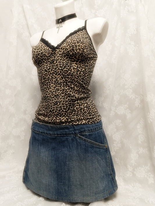 Y2K Denim Mini Skirt ☣︎