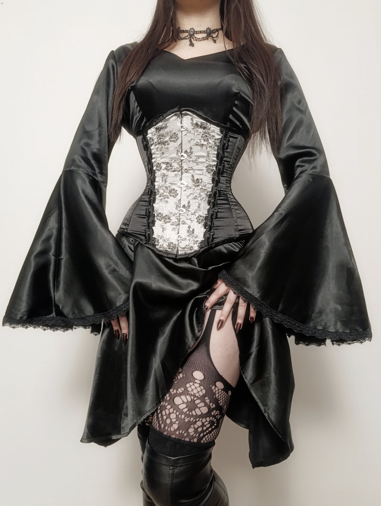 Satin Raven Dress ⋆☥⋆