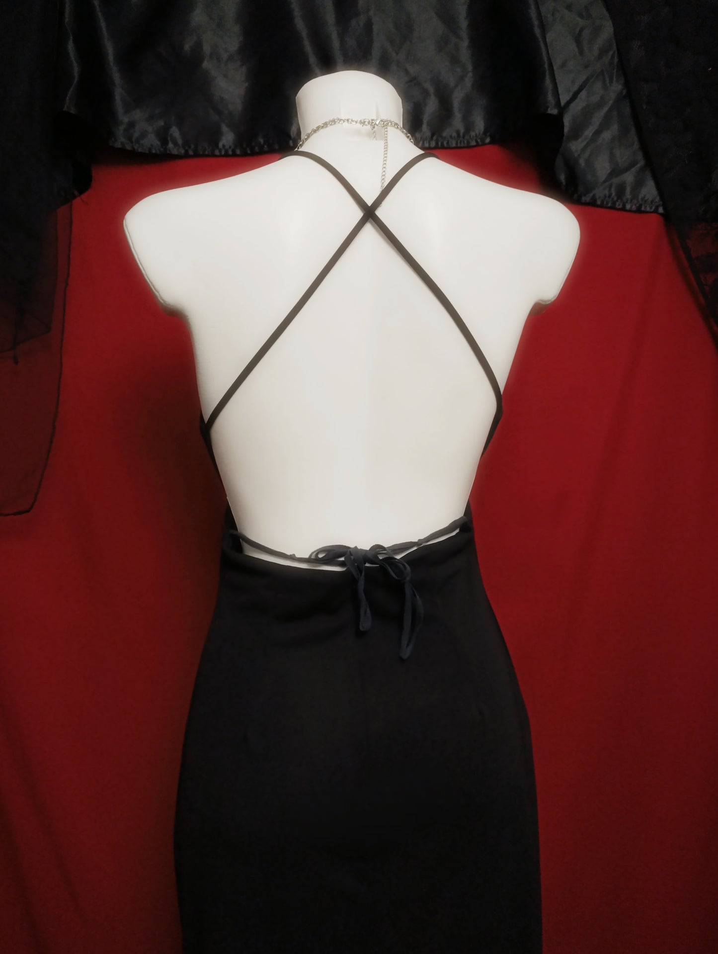 Open Back Vintage Dress ⛦