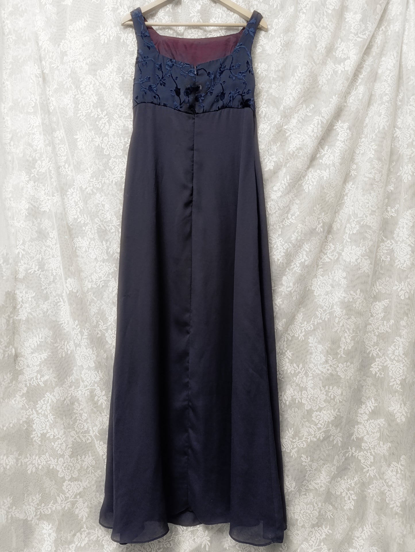 Navy Vintage Dress 𝜗ৎ