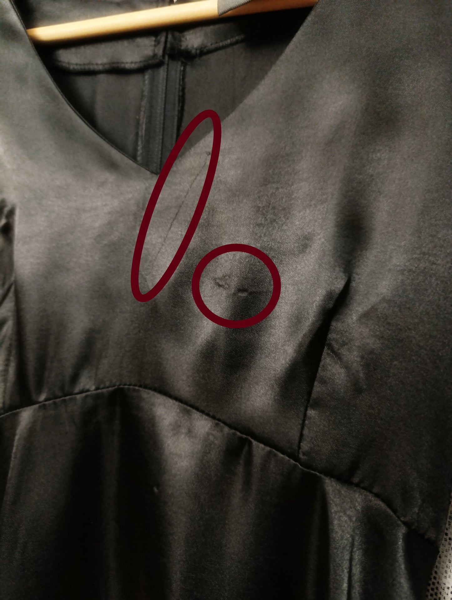 Satin Raven Dress ⋆☥⋆