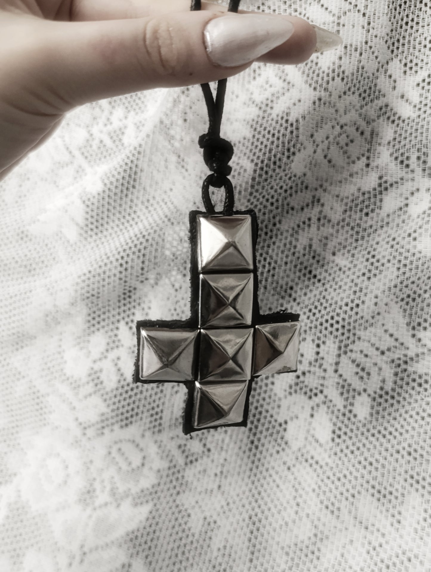 Inverted Cross Necklace ༺♰༻