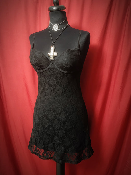 Lace Slip Dress -♡´-