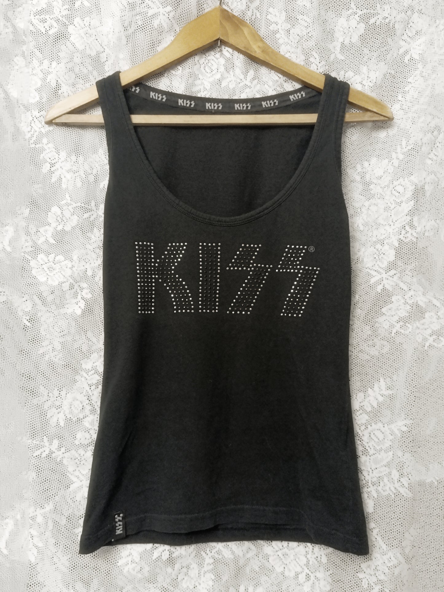Kiss Rhinestone Top ✞︎