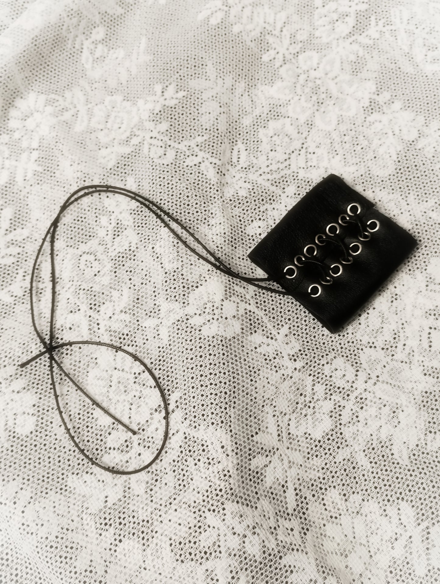 Leather Cross Bracelet ༺♰༻