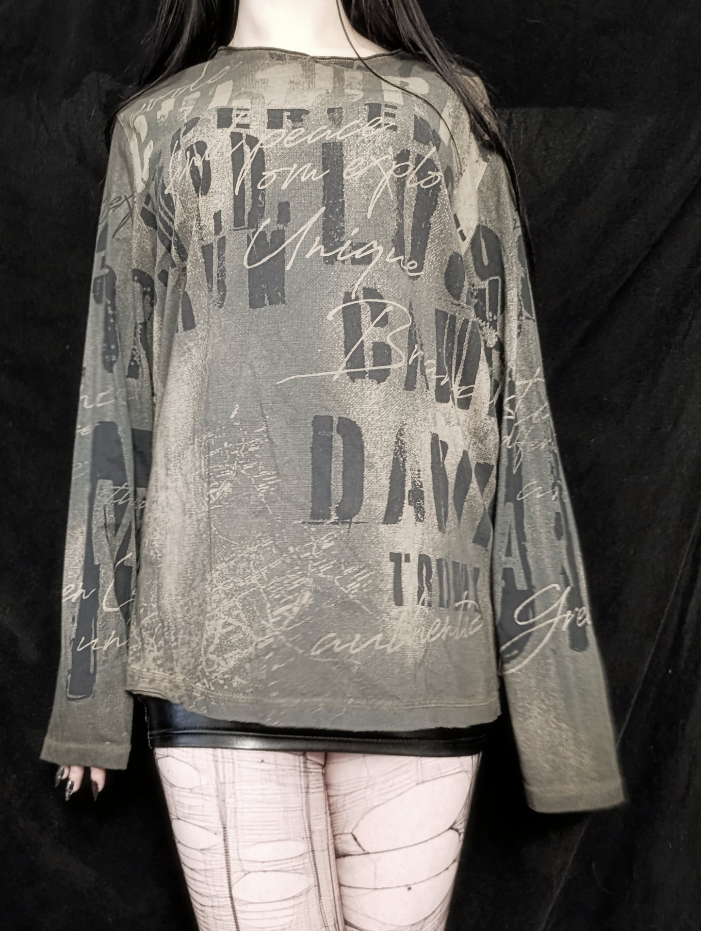 Printed Oversized Tee 𝜗ৎ