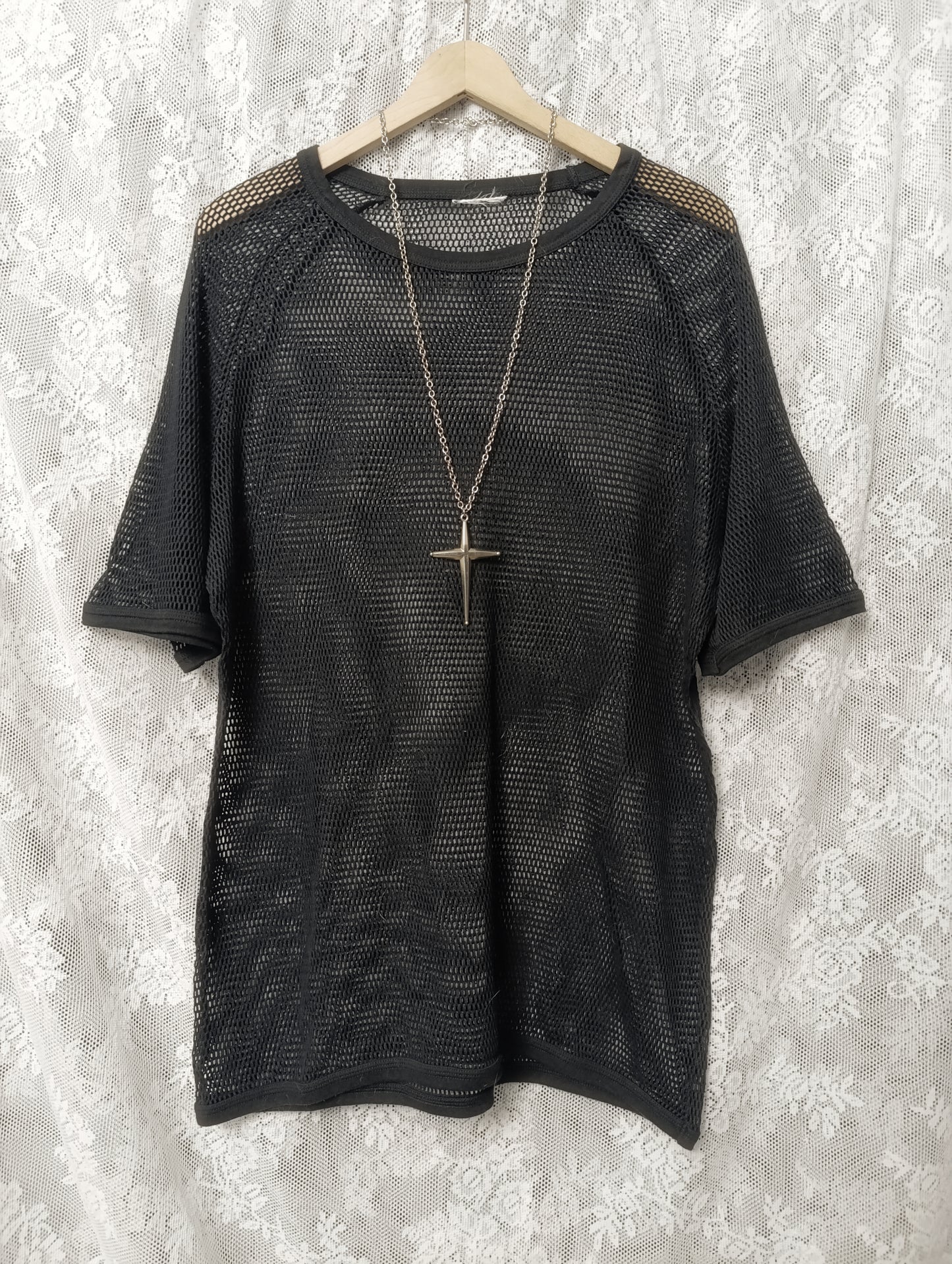 Oversized Mesh Tee ⋆☥⋆