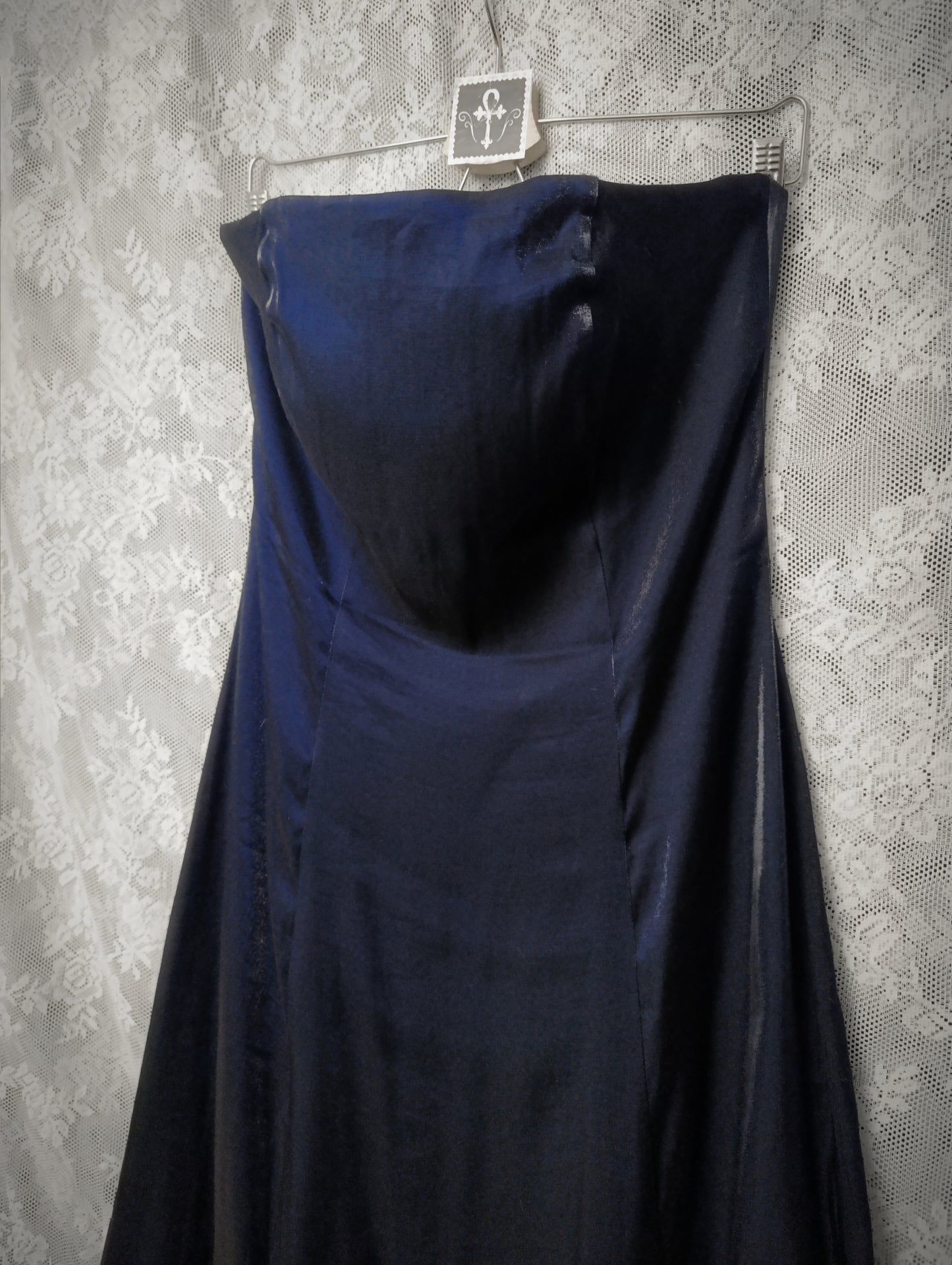 Vintage Navy Dress ⊹₊⟡⋆