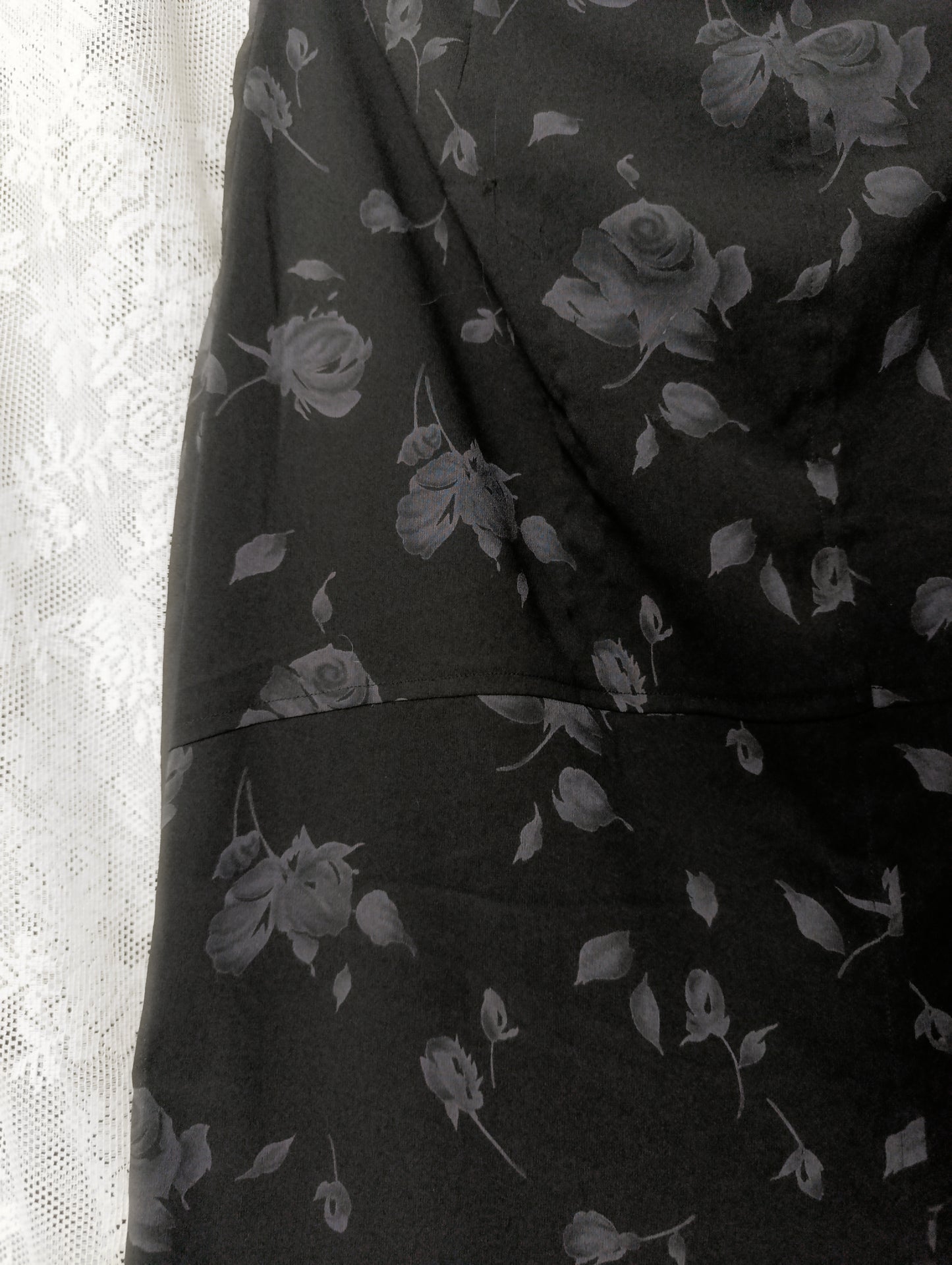 Vintage Rose Maxi Skirt ༒︎