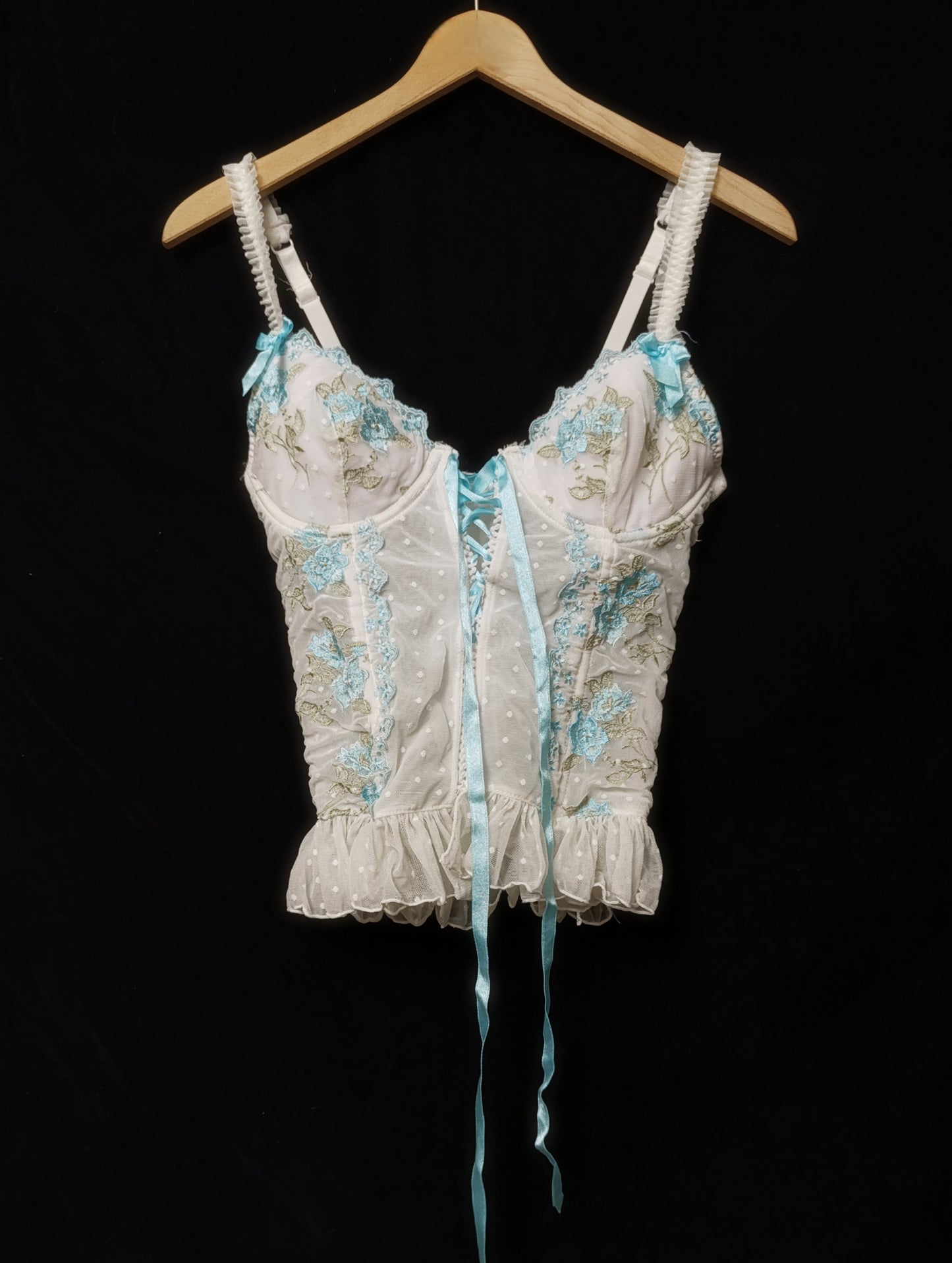 White Lace Corset Top ✞︎