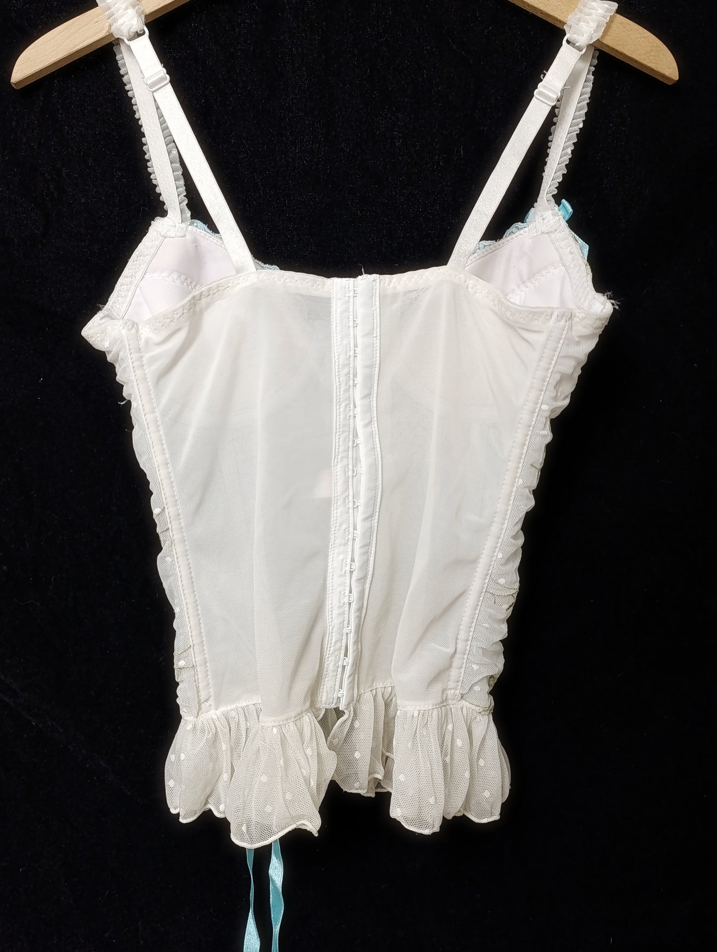 White Lace Corset Top ✞︎