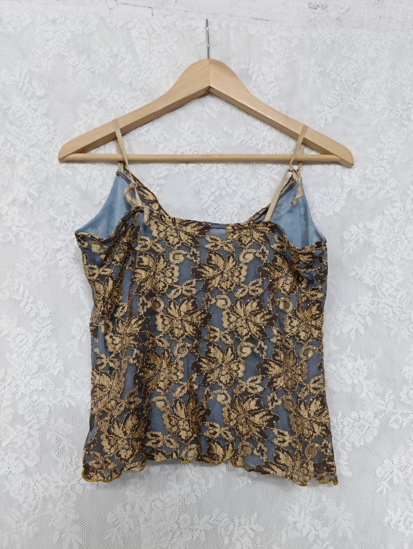Turquoise Gold Layered Top ⛦