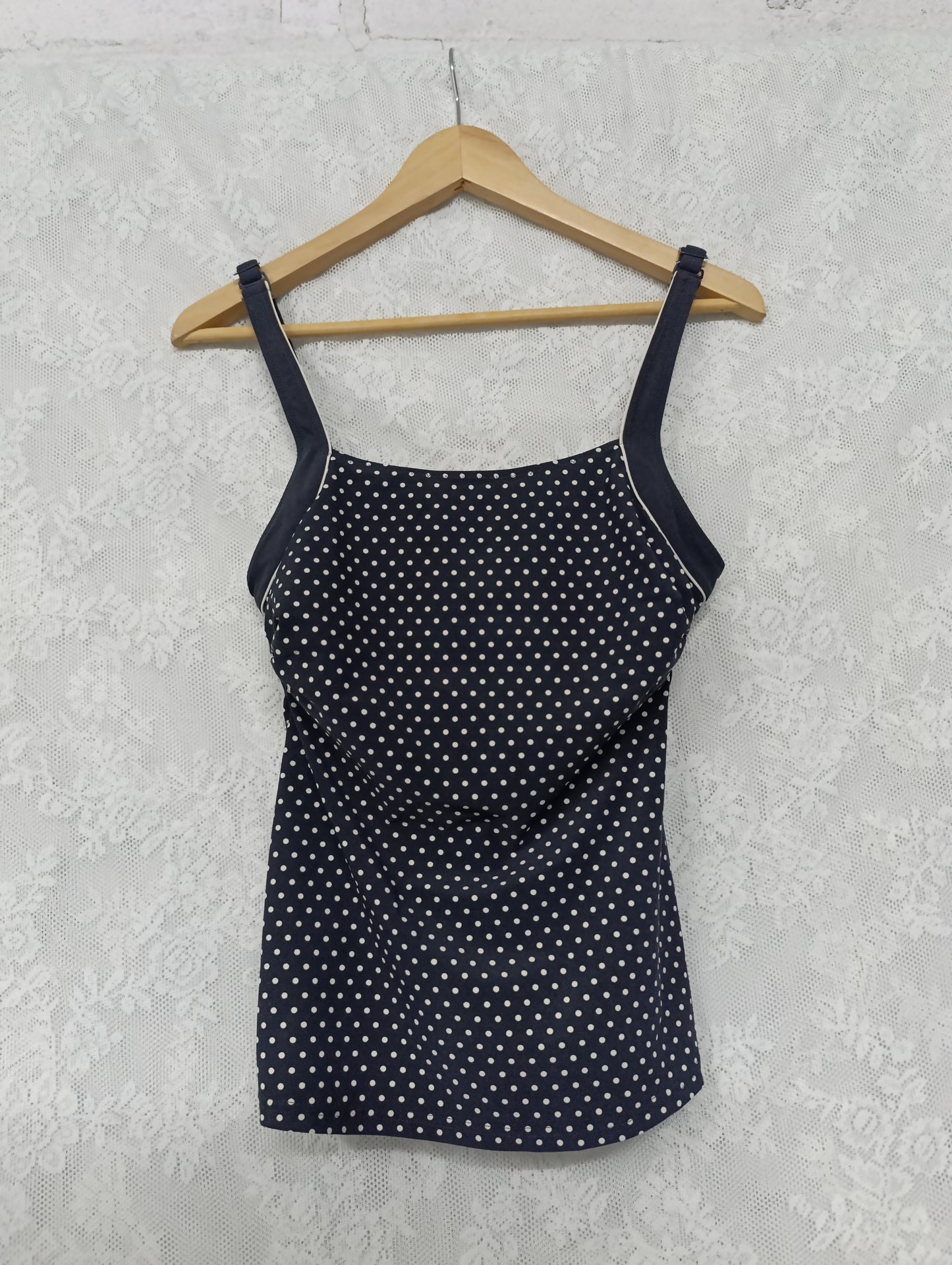 Polka Dot Tankini Top ₍ᐢ._.ᐢ₎♡