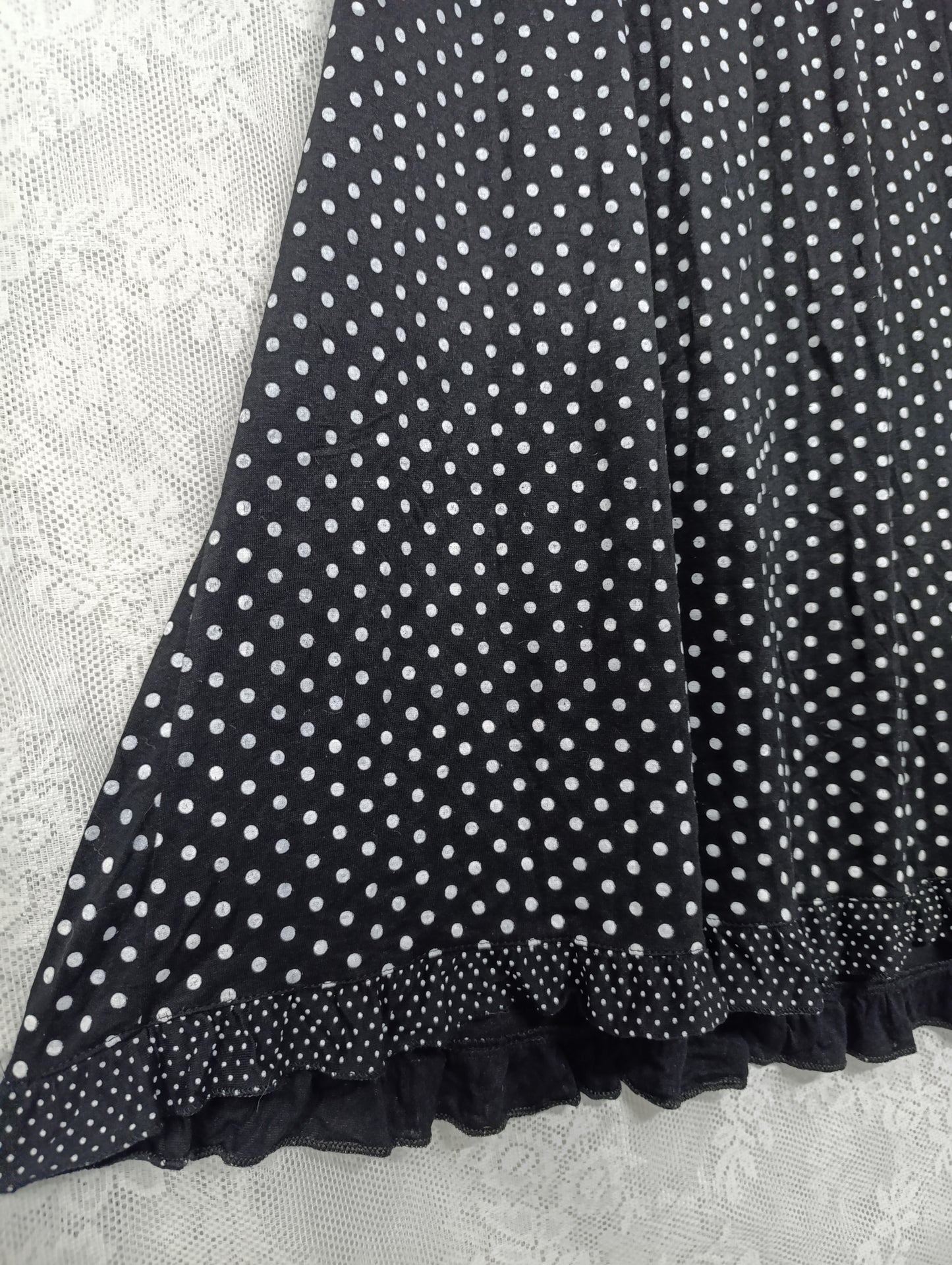 Polka Dot Babydoll Dress ₍^. .^₎⟆