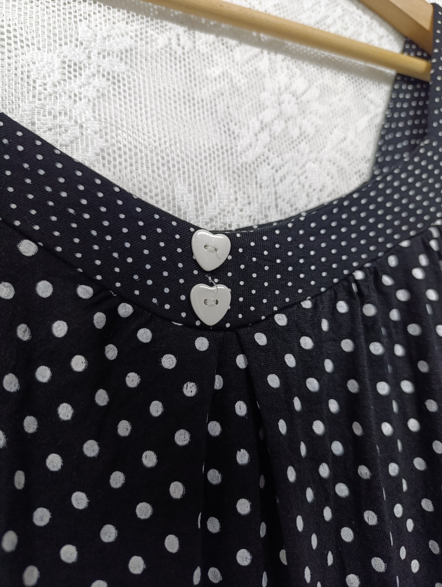 Polka Dot Babydoll Dress ₍^. .^₎⟆