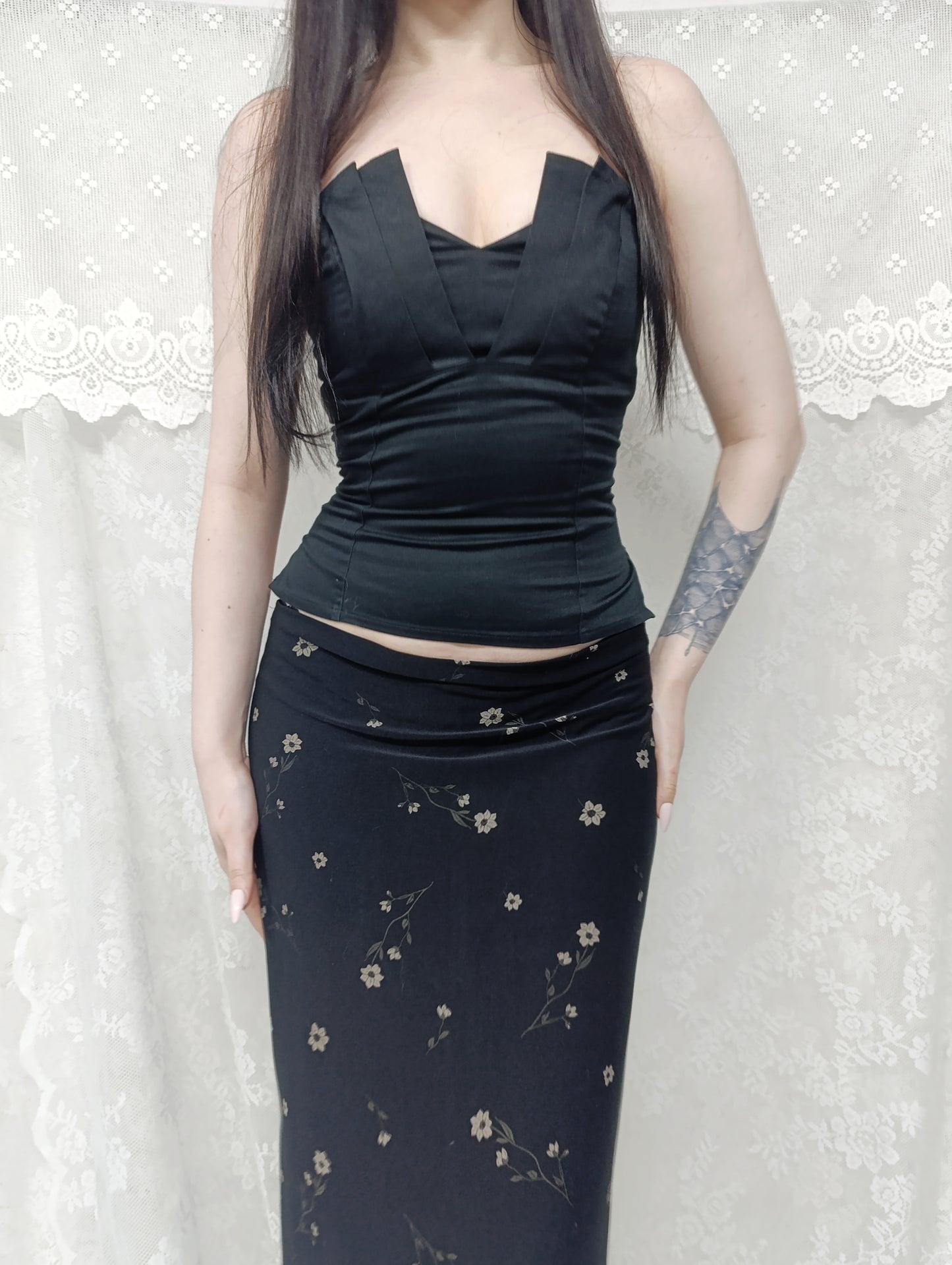Strapless Corset Top 𓏵
