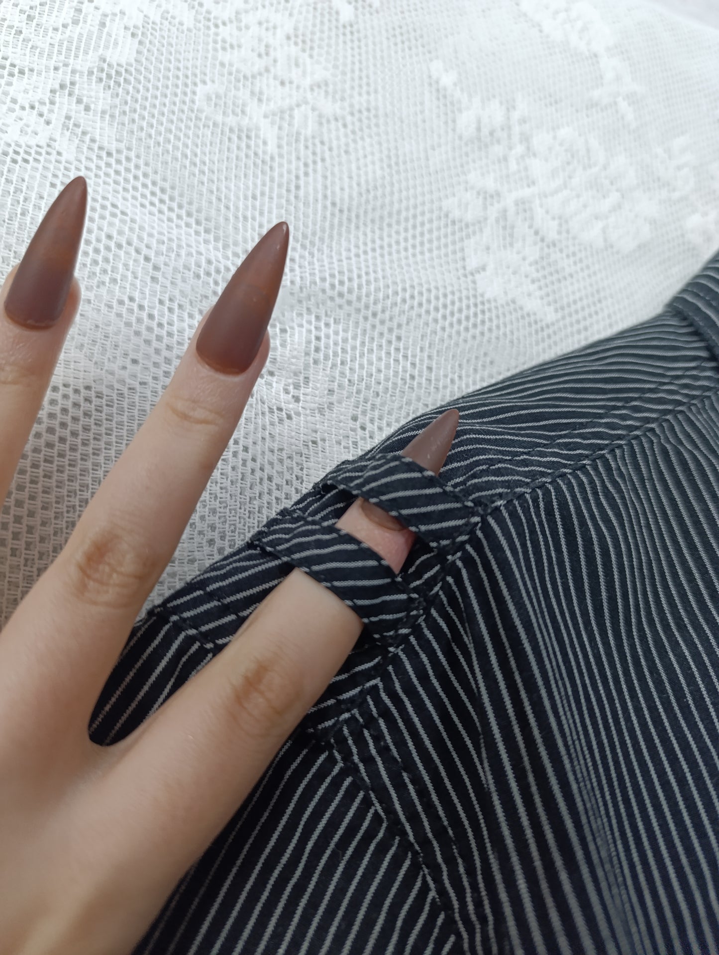 Black & White Striped Shirt 𓆩♱𓆪