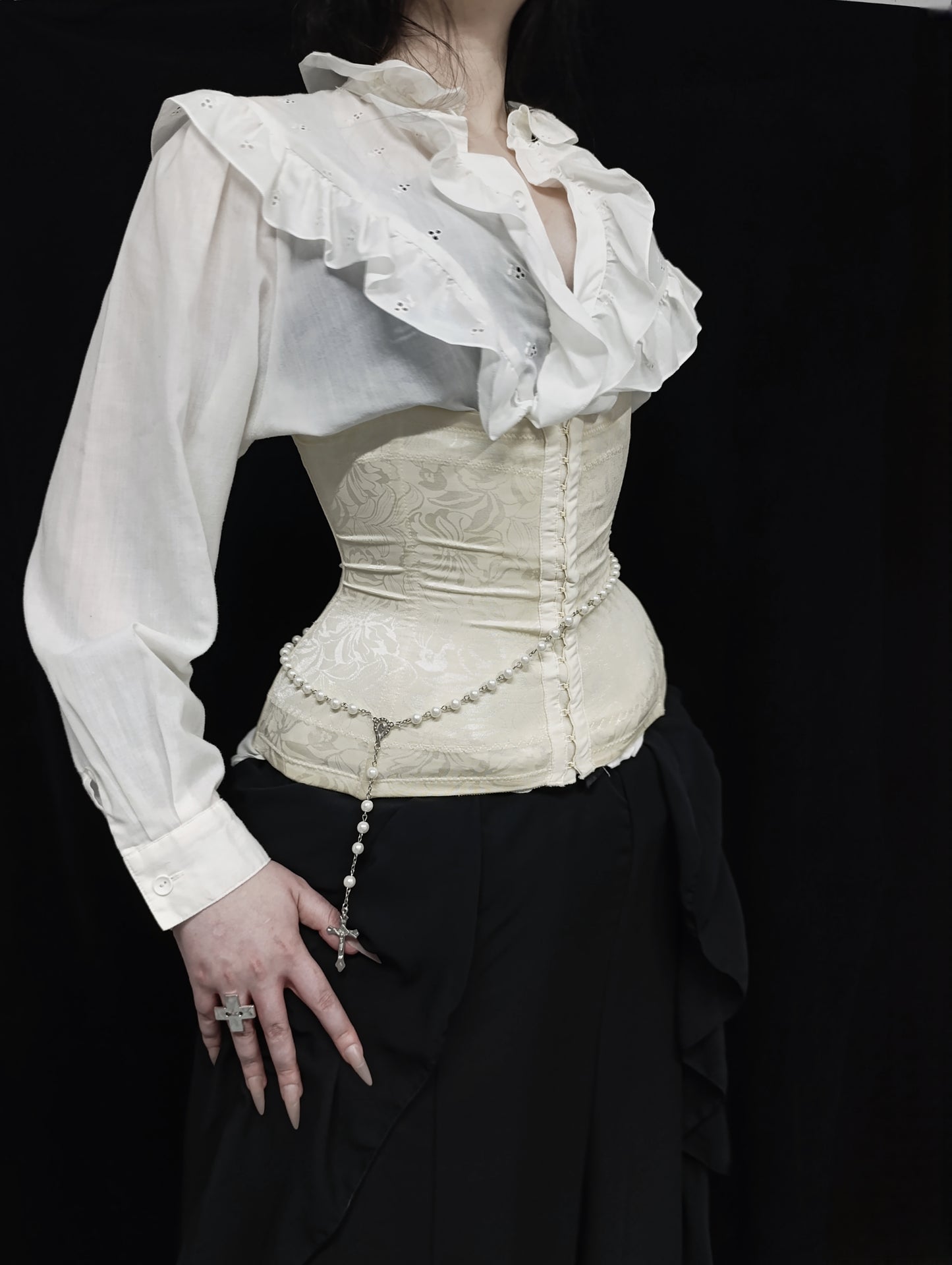 Beige Corset Belt ✞︎