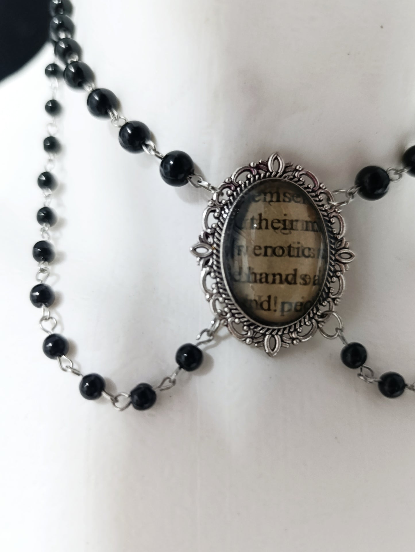 "Their Erotic Hands" Beaded Necklace 𝜗ৎ