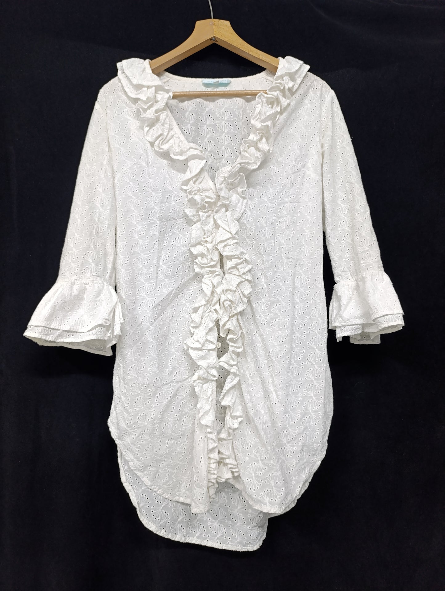 Cotton Ruffle Shirt 𓋹