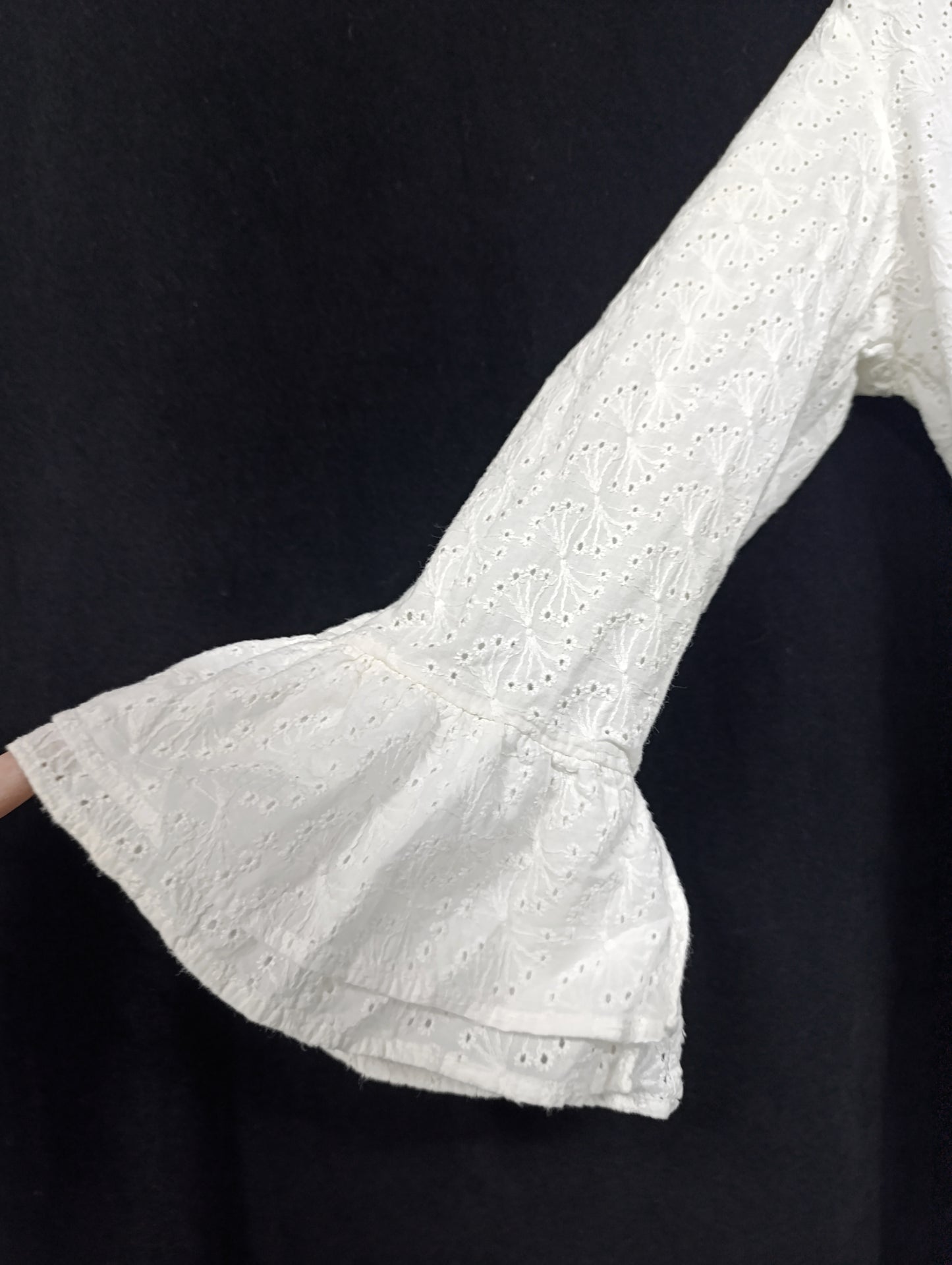 Cotton Ruffle Shirt 𓋹