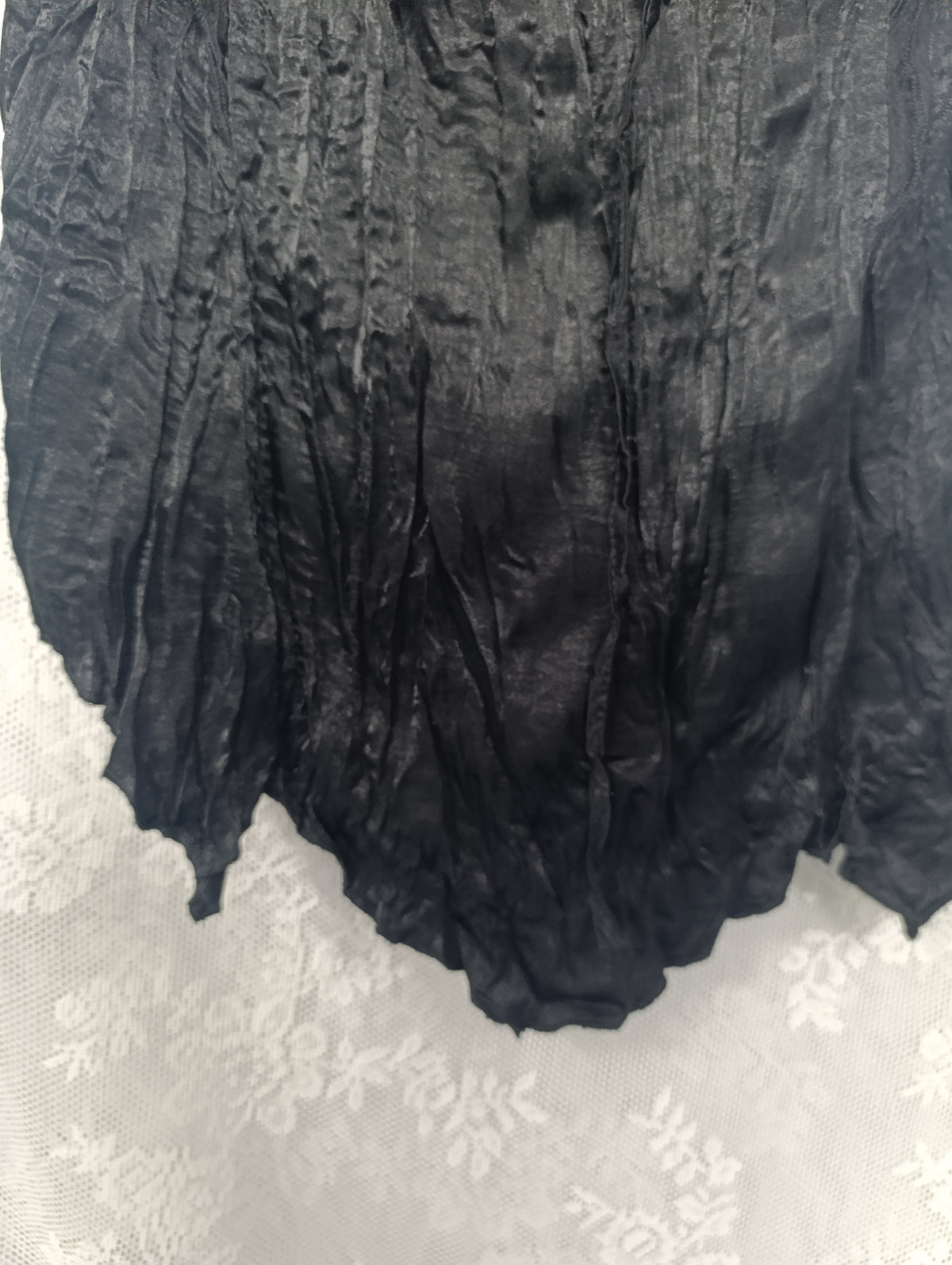 Satin Ruffle Tie Top ₍ᐢ._.ᐢ₎♡